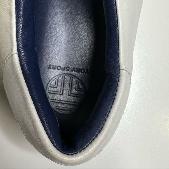 Tory Burch Ruffle sneakers. Size 10M. White with elegant‎ black ruffle. - Picture 7 of 10